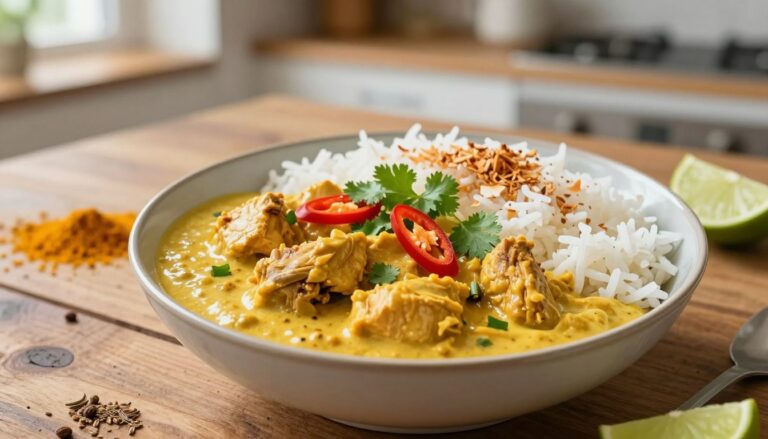 Easy Coconut Chicken Curry Recipe for Dinner Tonight