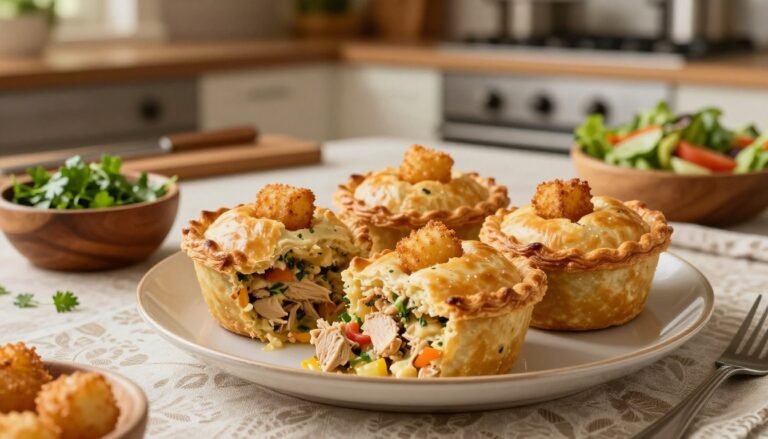 Tasty Chicken Tot Pies Recipe for Cozy Family Meals
