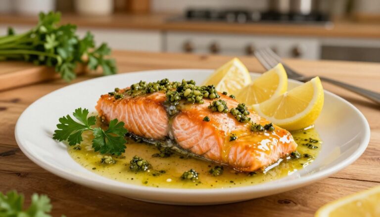 Salmon Piccata Recipe Easy Quick and Delicious Dinner
