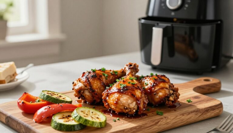 Easy Air-Fryer BBQ Chicken for Juicy Flavorful Dinners