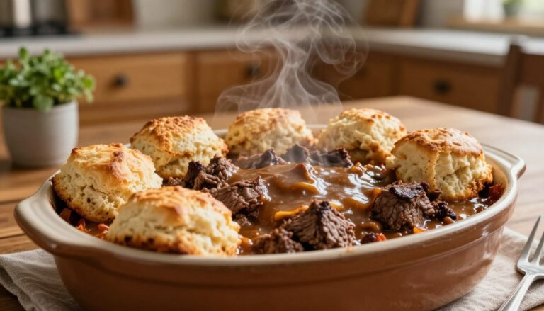 Beef ‘n’ Biscuit Bake Recipe for a Hearty Family Dinner